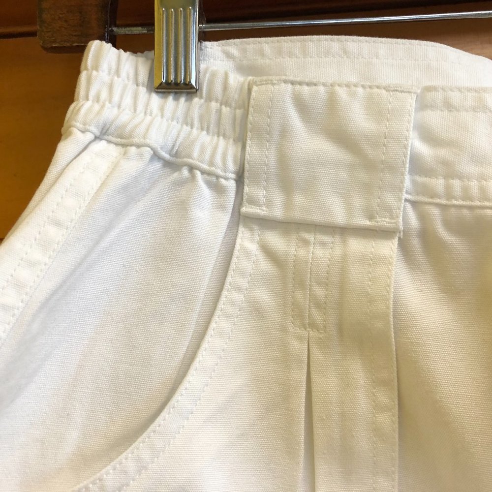 NWT Women's BIMINI BAY white Shorts Size 8 / Hiking Active Gear / Cargo Shorts - Picture 3 of 12